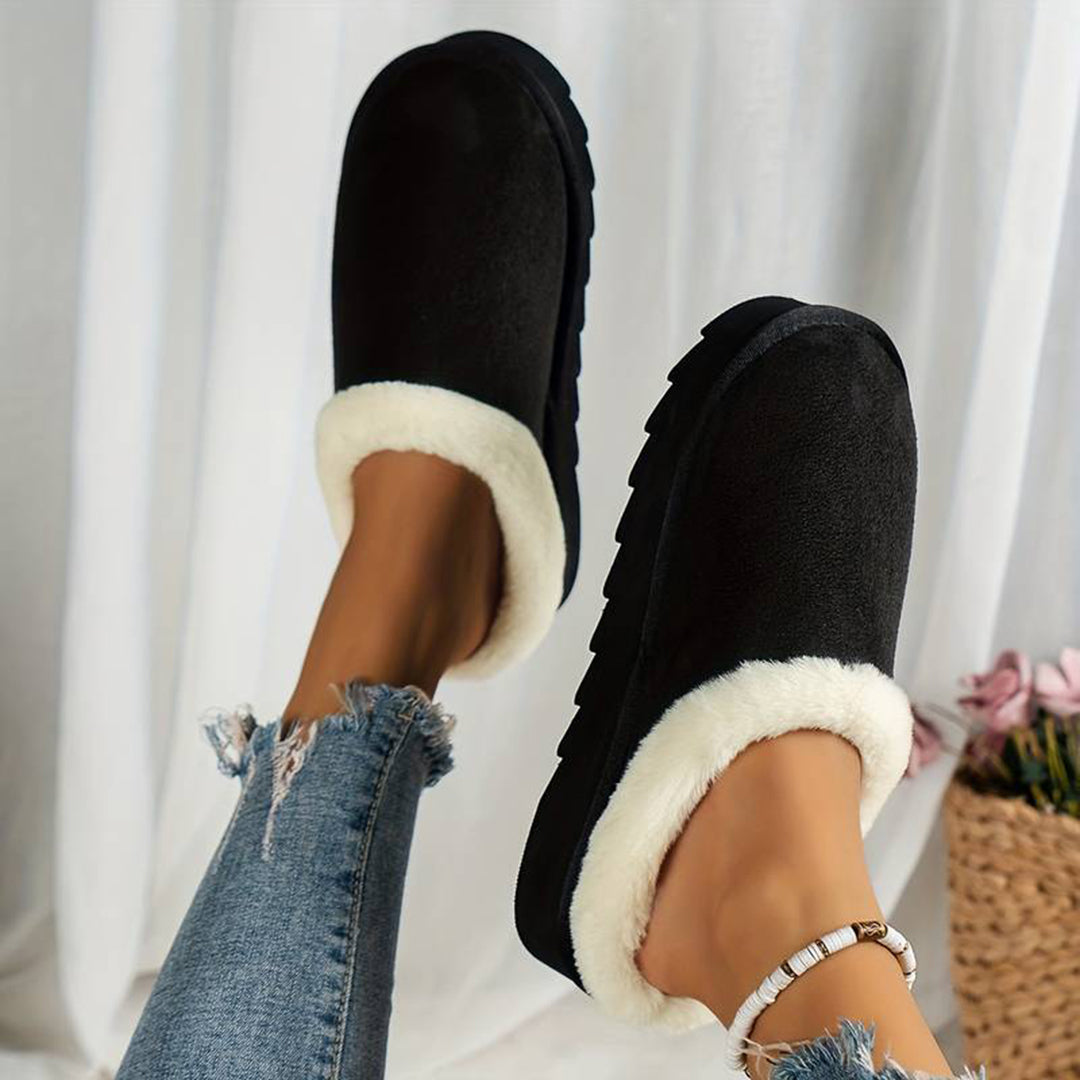 Women's Warm Slippers with Non-Slip Sole