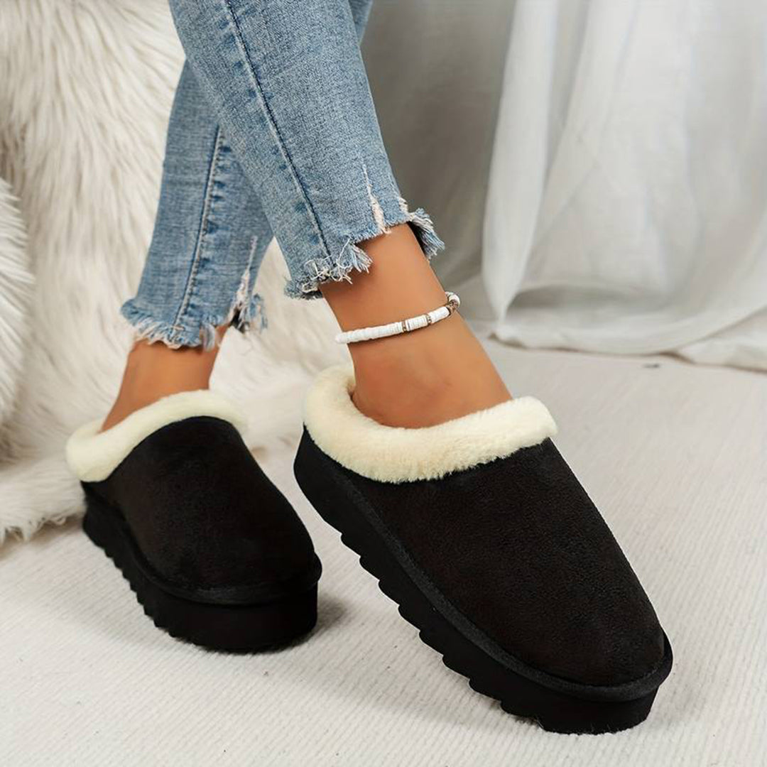 Women's Warm Slippers with a Sturdy Sole