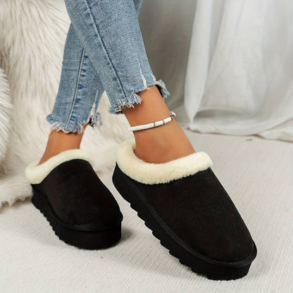 Women's Warm Slippers with a Sturdy Sole