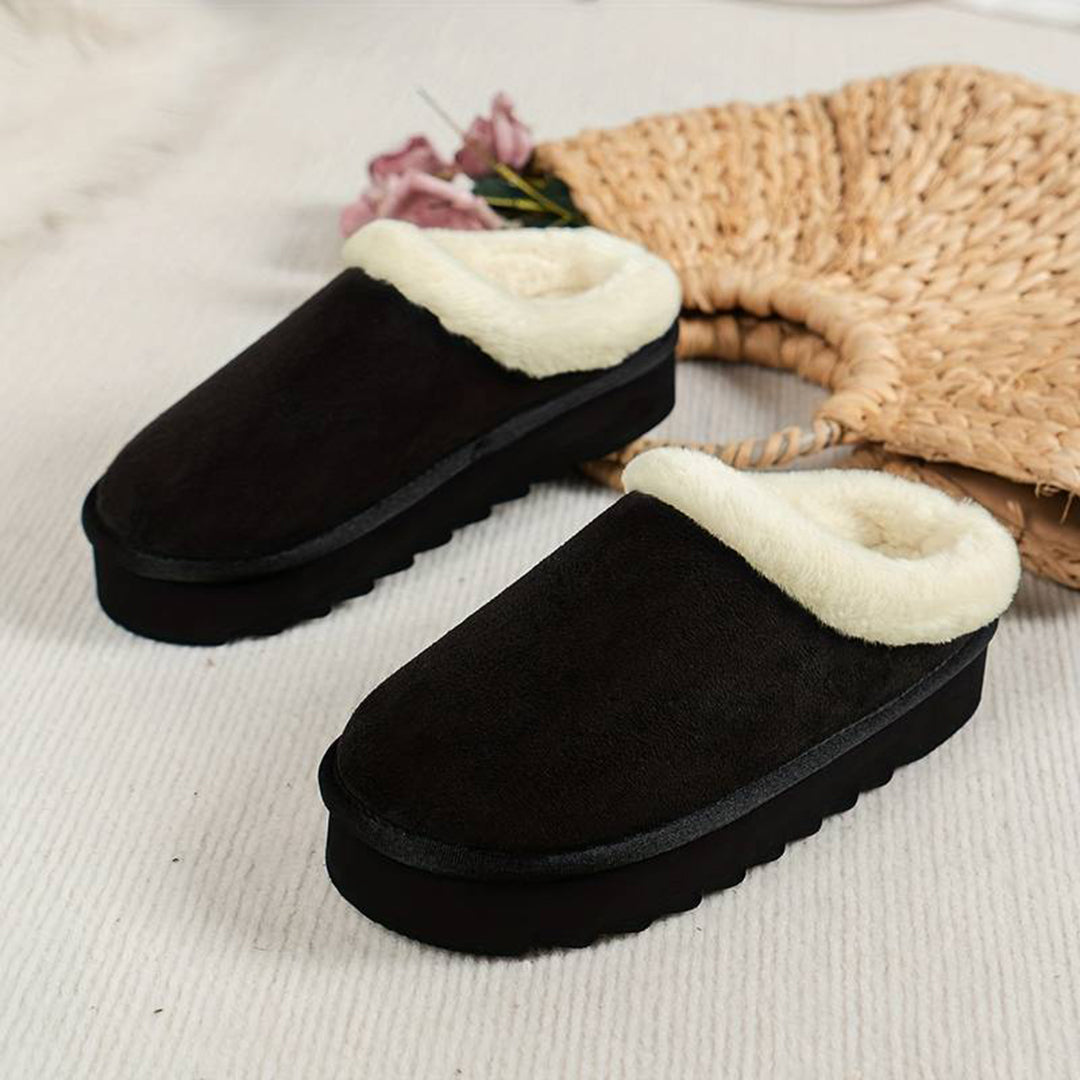 Women's Warm Slippers with a Sturdy Sole