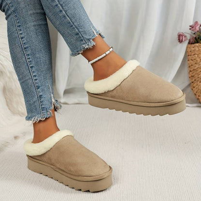 Women's Warm Slippers with a Sturdy Sole