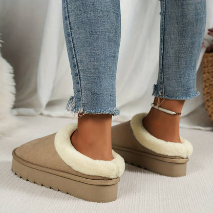 Women's Warm Slippers with a Sturdy Sole