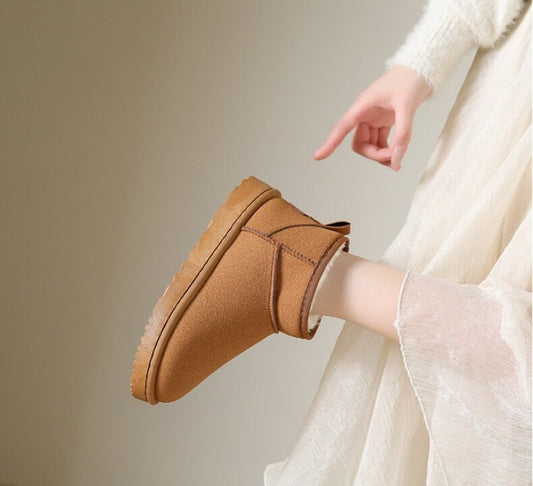 Women's Waterproof Ankle Boots with Warm Lining