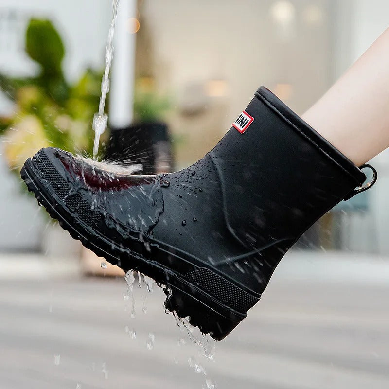 Women's Waterproof Mid-Calf Rain Boots