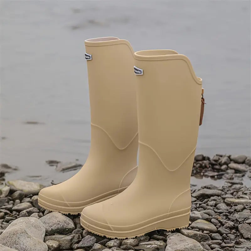 Women's Waterproof Rain Boots, Lightweight and Non-Slip
