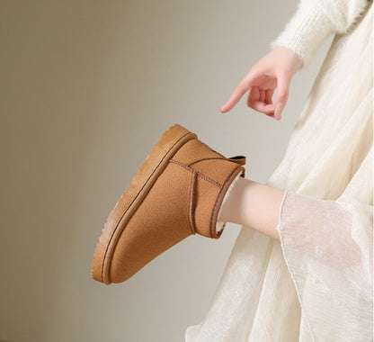 Women's Winter Ankle Boots with Faux-Fur Lining